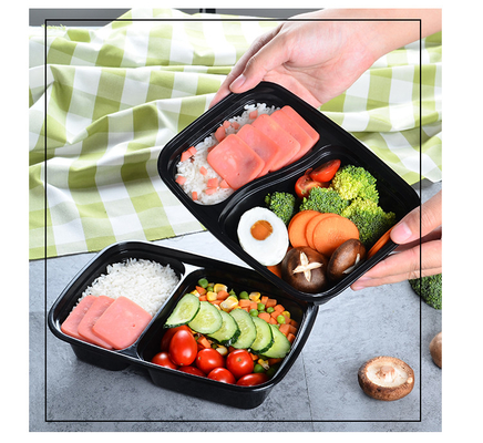 Microwavable remova a Pp recipientes de alimento plásticos descartáveis com tampa