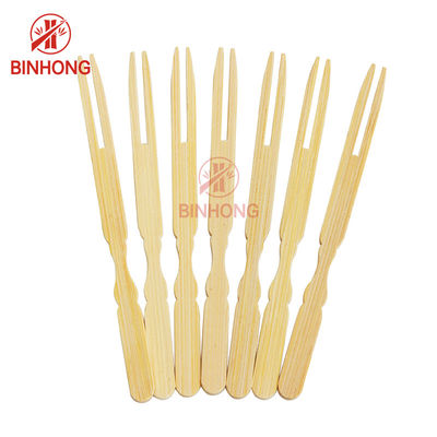 Varas de bambu descartáveis do espeto do fruto de Moso 9cm