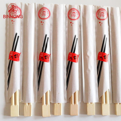 Hashis de bambu naturais do sushi dos gêmeos descartáveis