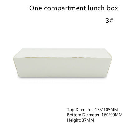 Um compartimento Bento Box Containers descartável Microwavable