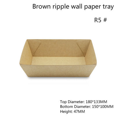 Flexo que imprime a bandeja servindo descartável do papel de prova do escapamento