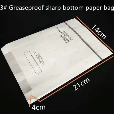 Saco de papel afastado à prova de graxa biodegradável descartável do SOS