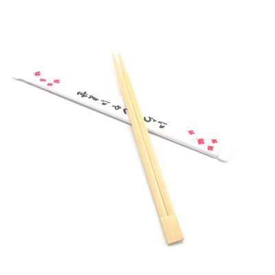 Sushi pauzinhos de bambu natural Eco Frindly com embalagem de papel