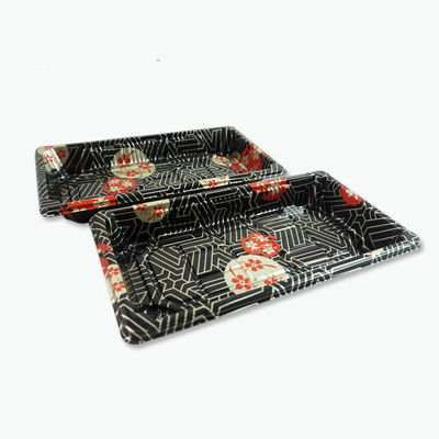 Sushi descartável plástico Tray With Anti Fog Lid do OEM picosegundo