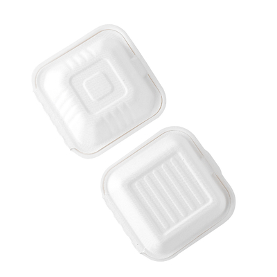 Recicle tomam para ir bagaço da cana-de-açúcar biodegradável levam embora a caixa descartável