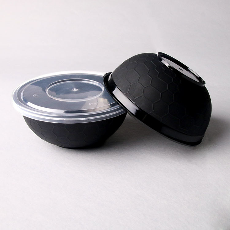 Recipiente de armazenamento plástico descartável amigável Bento Box With Lid do alimento de Eco