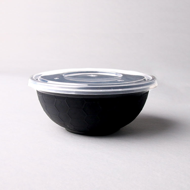 Recipiente de armazenamento plástico descartável amigável Bento Box With Lid do alimento de Eco