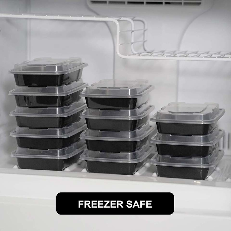 O alimento articulado do compartimento da preparação 3 da refeição parte superior plástica remove o recipiente descartável