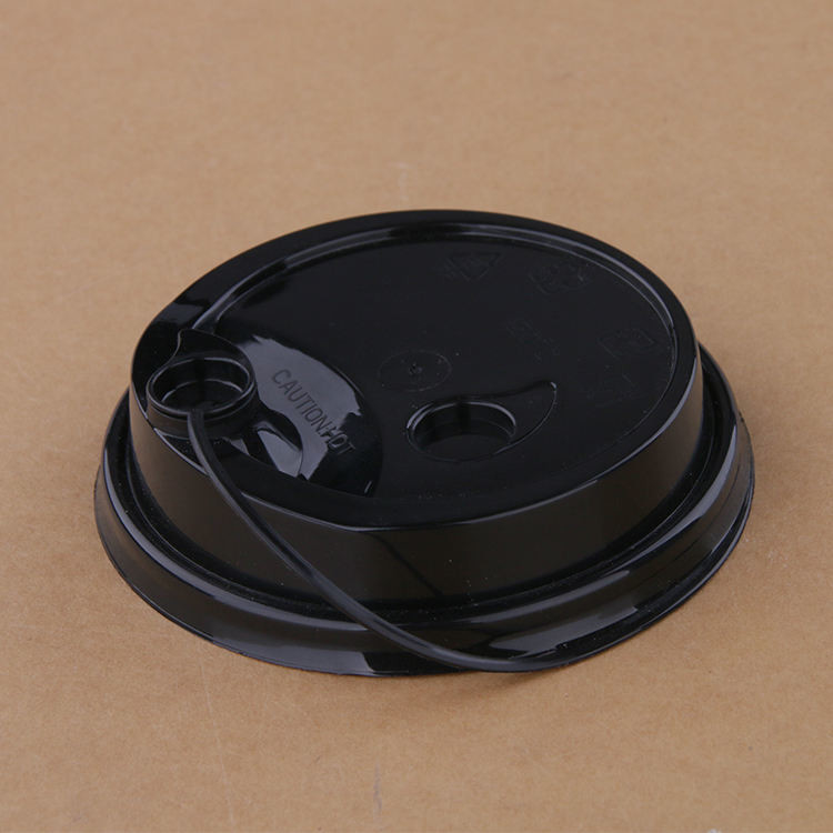 Tampa Leakproof descartável da modelação por injeção da bebida do gelo do chá do leite da tampa plástica de 90MM