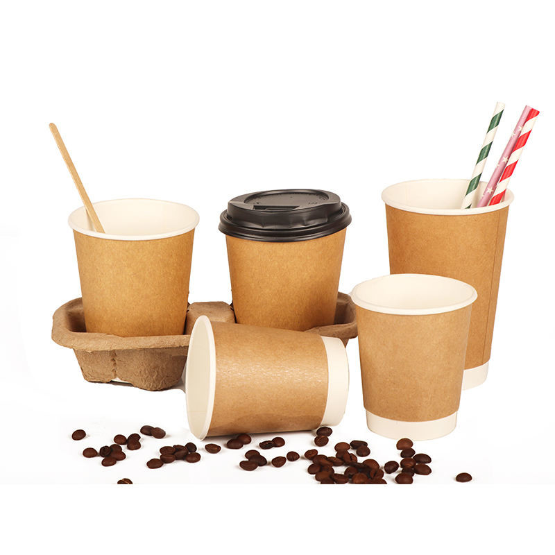 único copo descartável do papel de embalagem da parede 3-22oz para o café &amp; bebidas quentes