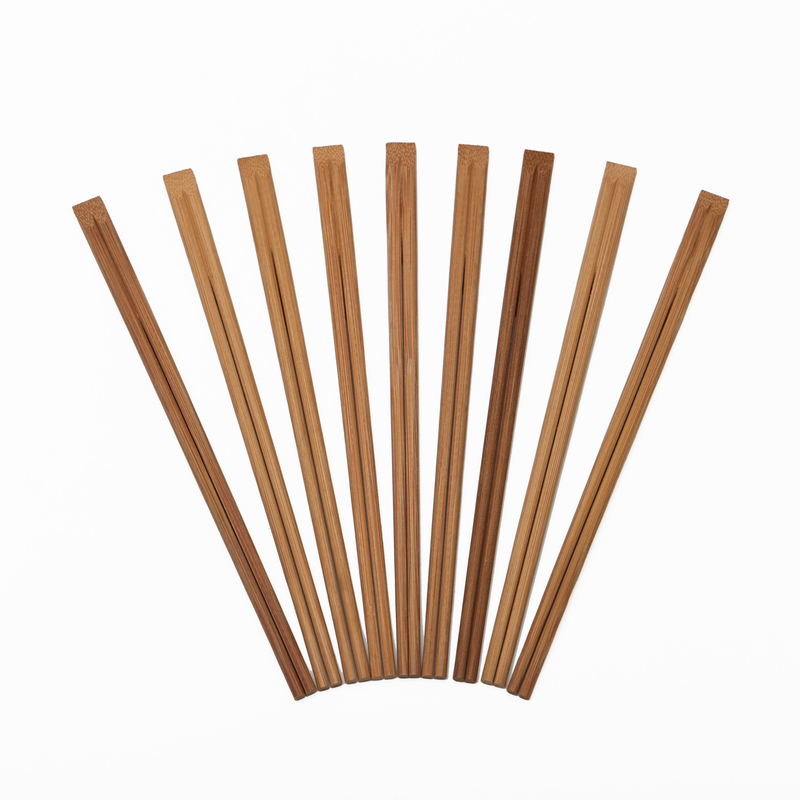 Pauzinhos de bambu marrom ou carbonizado 21cm/24cm 4,8mm-5,0mm