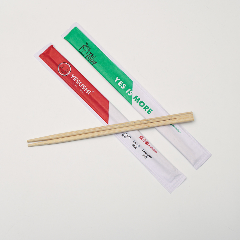 Logotipo personalizado de alta qualidade Bastões de madeira descartáveis Bastões redondos de bambu reutilizáveis