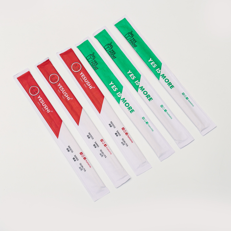 Logotipo personalizado de alta qualidade Bastões de madeira descartáveis Bastões redondos de bambu reutilizáveis