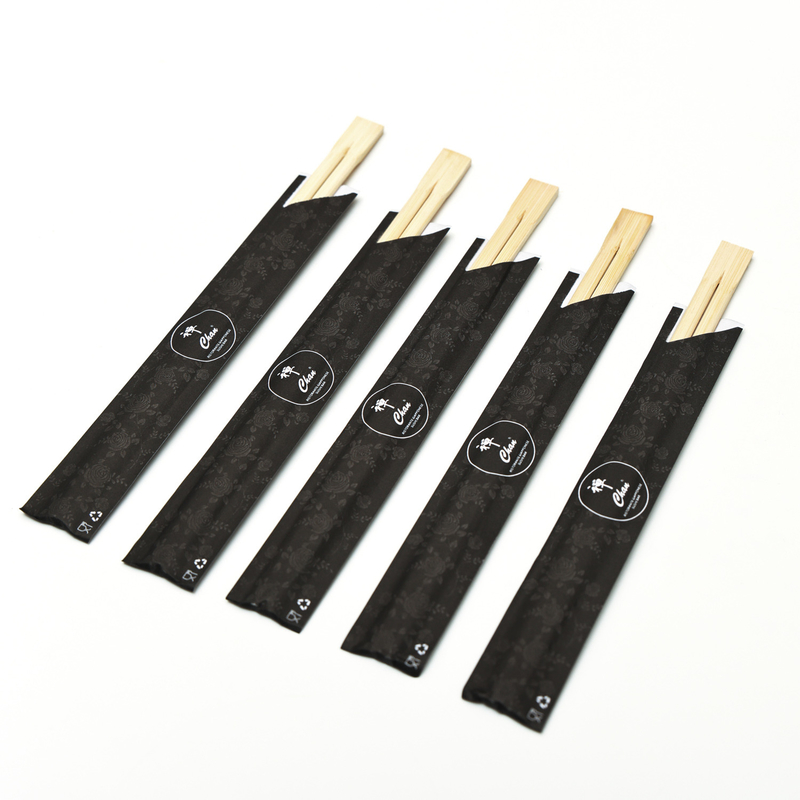 Pauzinhos de bambu com logotipo personalizado para sushi personalizado Embalagem individual