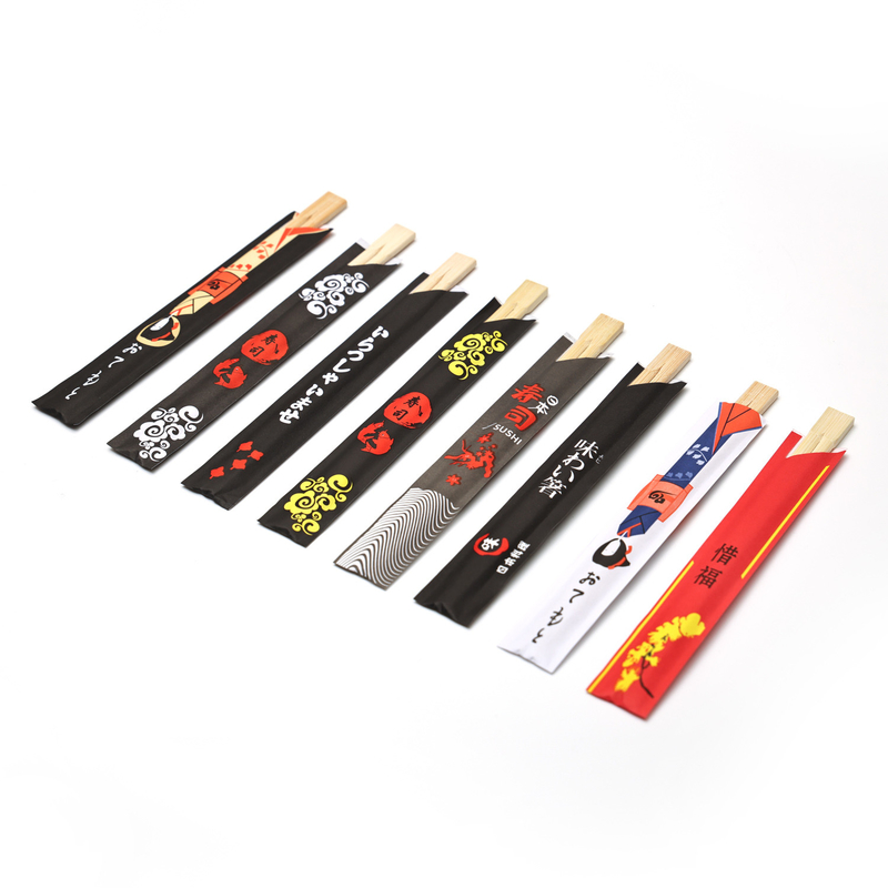 Logotipo personalizado de alta qualidade Bastões de madeira descartáveis Bastões redondos de bambu reutilizáveis
