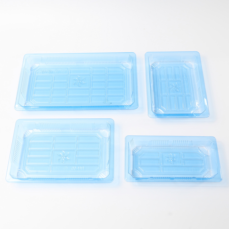 BH00-11 recipiente de alimentos caixa de embalagem para levar plástico para boa alimentação plástico azul caixa de sushi descartável