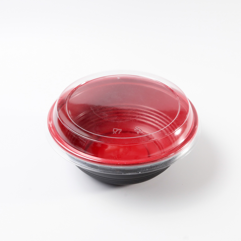 Pet de plástico Domo redondo Pastel Moon Cake Caixas de frutas Container