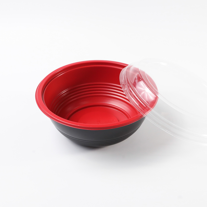 Pet de plástico Domo redondo Pastel Moon Cake Caixas de frutas Container