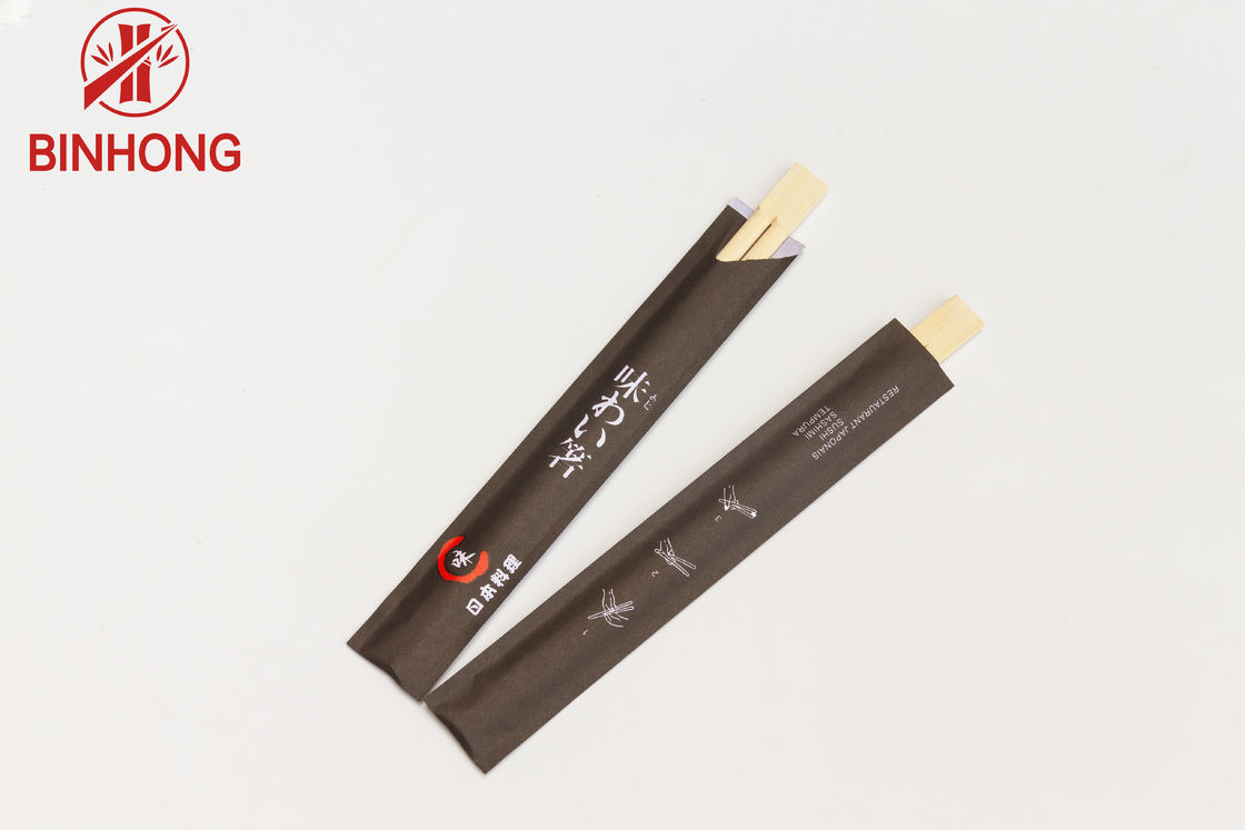 Hashis de bambu descartáveis de Tensoge dos gêmeos para a loja japonesa do sushi