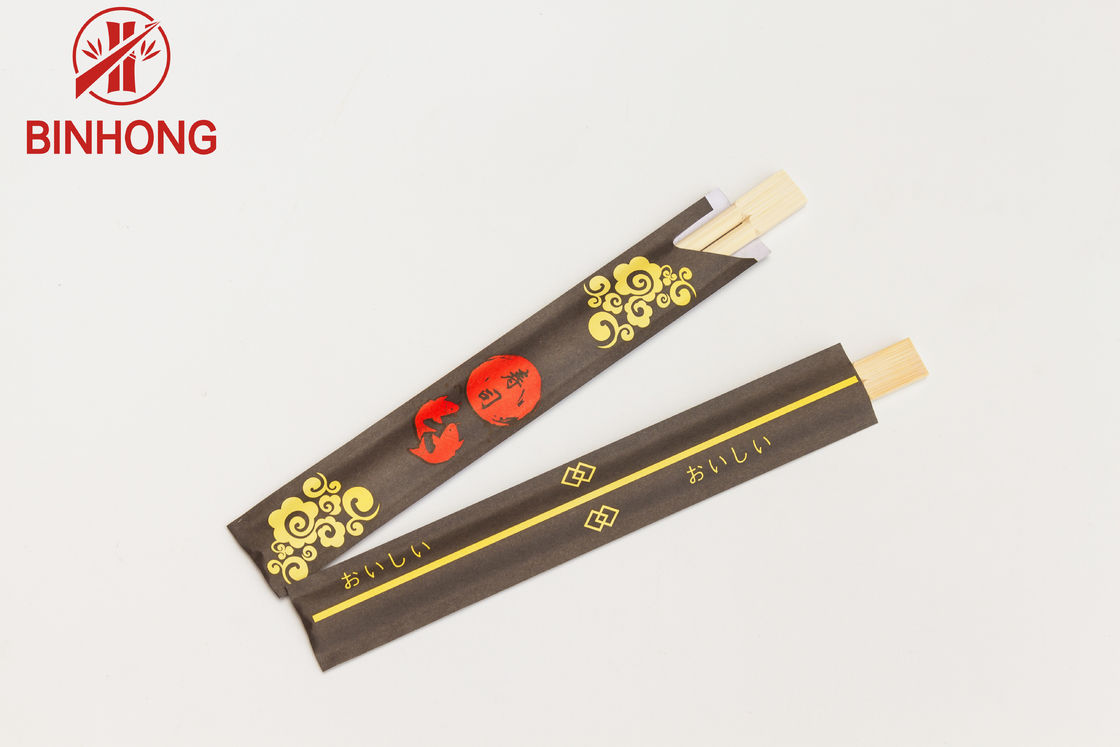 Hashis de bambu descartáveis de Tensoge dos gêmeos para a loja japonesa do sushi