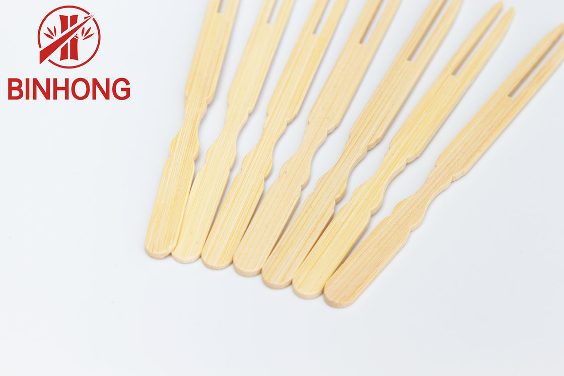Forquilhas do dente do bambu 4,7" dois de Moso para o casamento