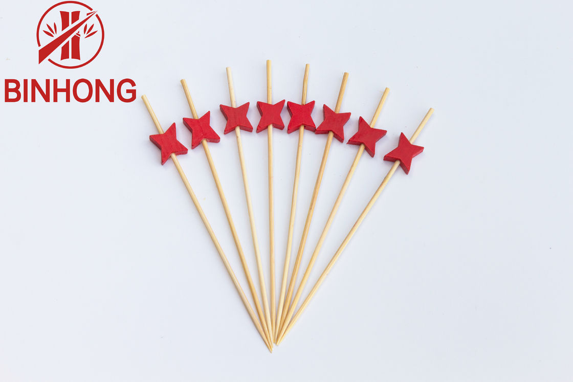 Palitos 15CM frisados de bambu naturais da decoração