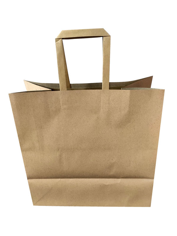 Sacos de papel de embalagem impressos feitos sob encomenda de Brown ISO9001