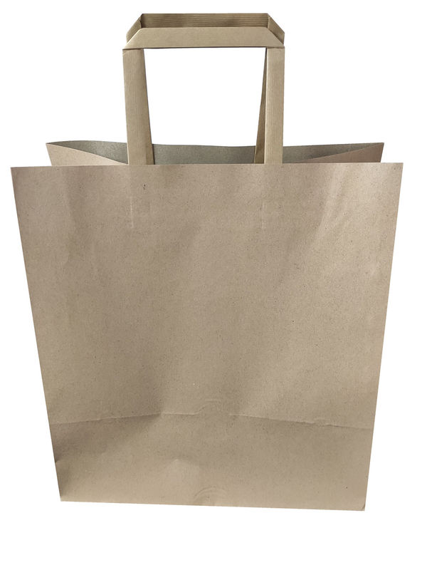 Sacos reciclados amigáveis de Eco 110gsm 16x6x12” Kraft