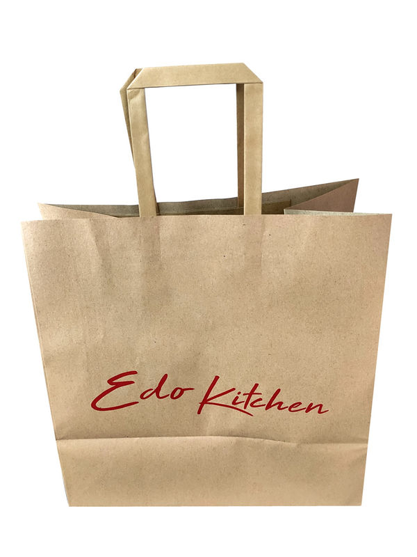 Sacos reciclados amigáveis de Eco 110gsm 16x6x12” Kraft