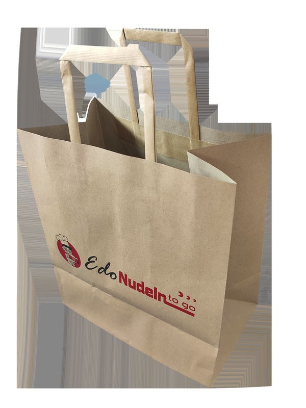 Sacos reciclados amigáveis de Eco 110gsm 16x6x12” Kraft