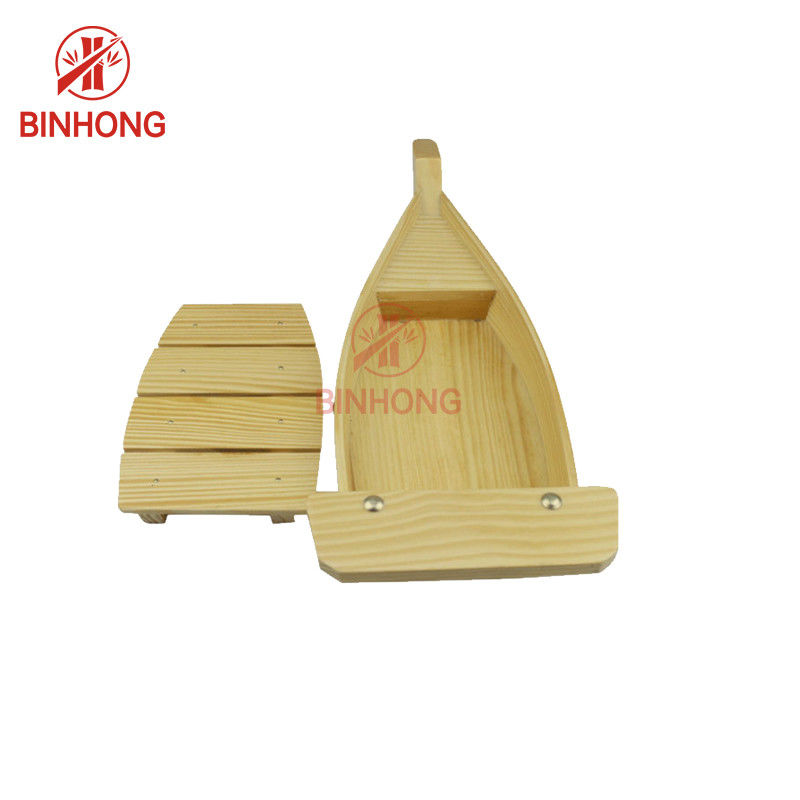 Cor natural de bambu 15" de Moso bacia de madeira do barco