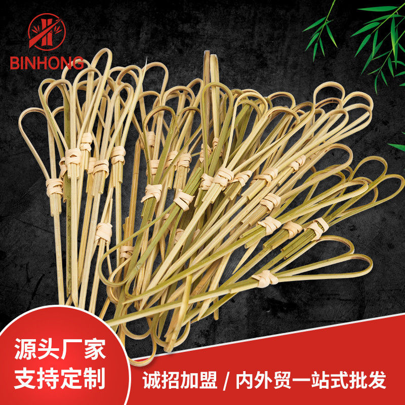 A espessura sustentável 3.0mm da categoria do AAA atou as picaretas de bambu