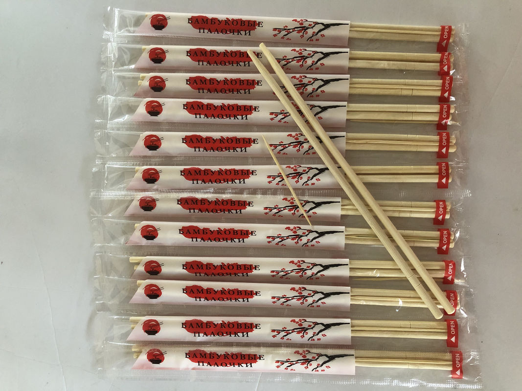 Hashis de bambu descartáveis sustentáveis do agregado familiar 5.0mm
