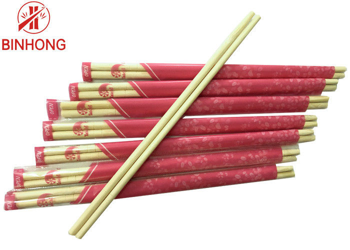Empacote individualmente uma categoria em volta dos hashis de bambu descartáveis