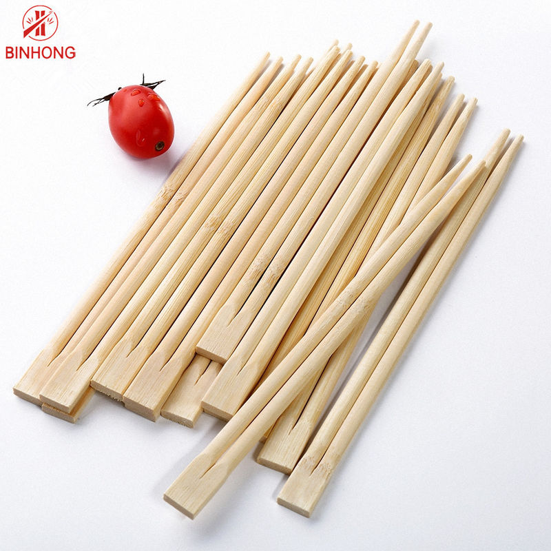Hashis de bambu descartáveis dos GÊMEOS de 24CM com o meio Binhongbamboo envolvido de papel