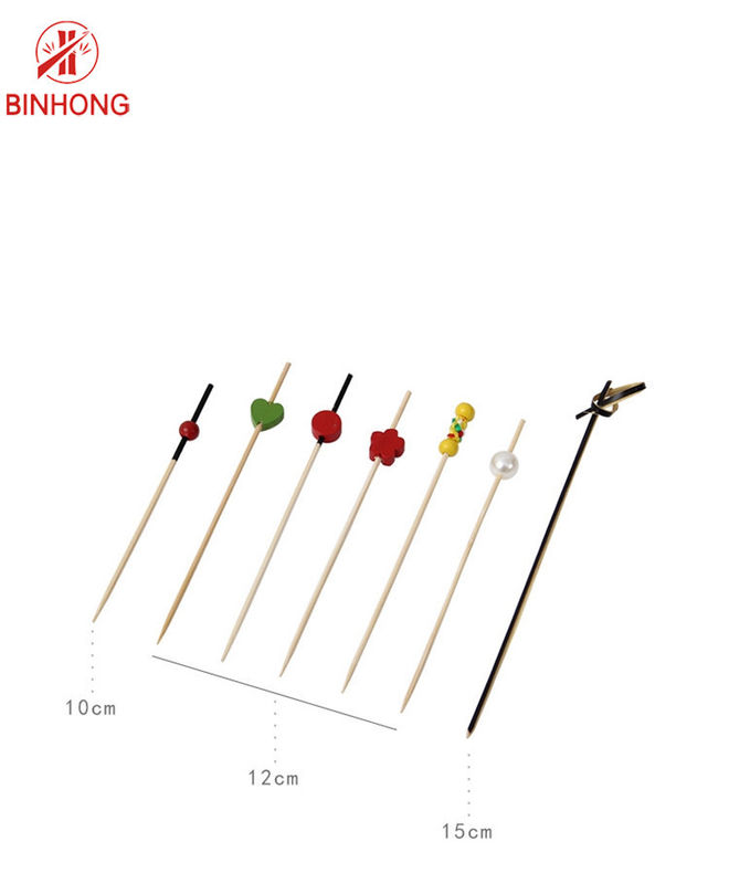 Palitos frisados de bambu naturais da categoria 7cm de 100% AB