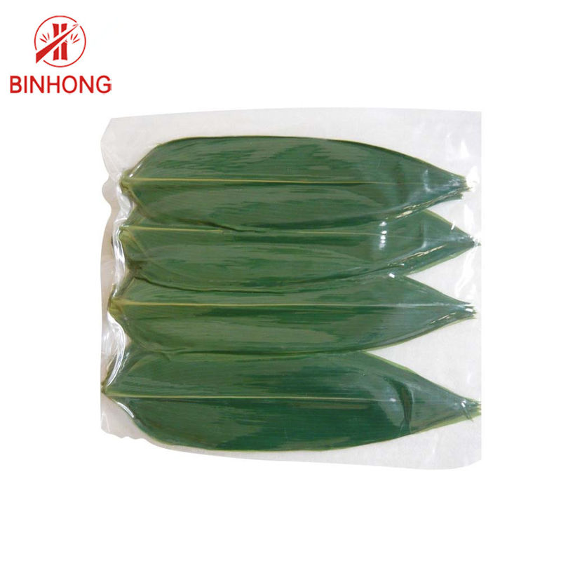 Folhas de bambu 32cm frescas naturais de 100% para o pacote do alimento