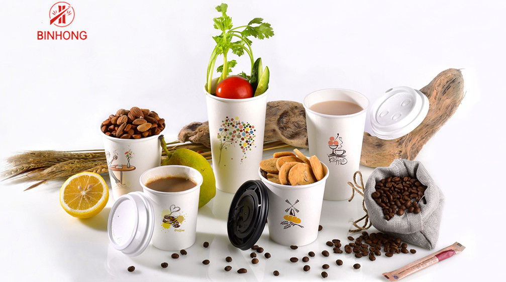 Copo plástico descartável biodegradável do PLA 8oz