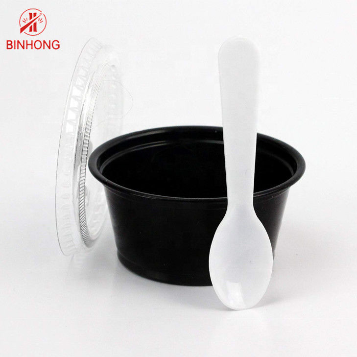Recipientes descartáveis rolados do molho de mergulho dos PP 5.5oz da borda