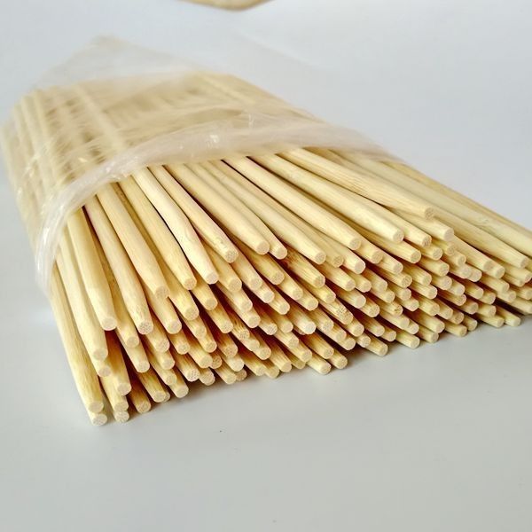 Hashis de bambu 4.5mm×20cm redondos descartáveis redondos