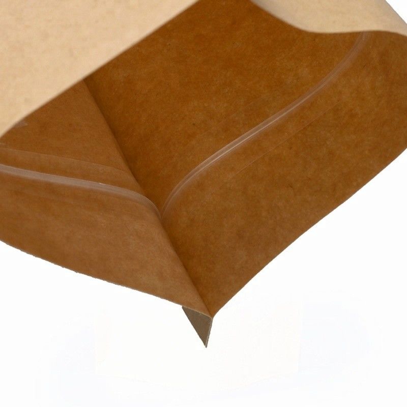 Saco de papel do fechamento ISO9001 Kraft do fecho de correr
