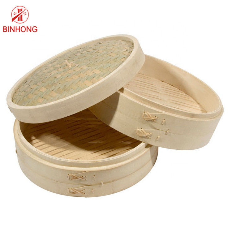 cesta de bambu do navio de 18cm