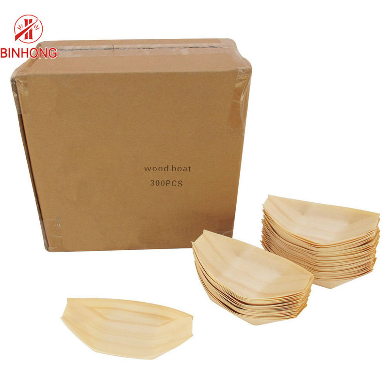 Barco de superfície liso Tray For Kitchen do sushi de 15cm