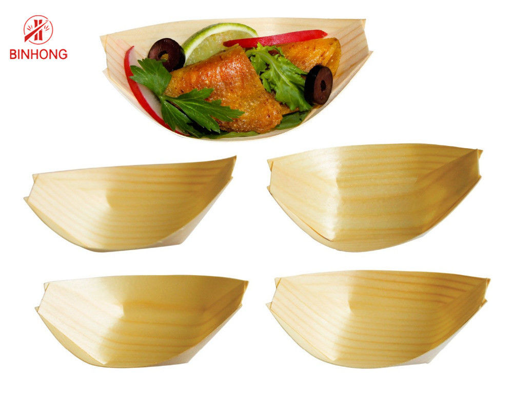 Barco de superfície liso Tray For Kitchen do sushi de 15cm