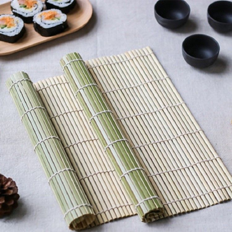 Esteira de bambu natural do rolamento do sushi