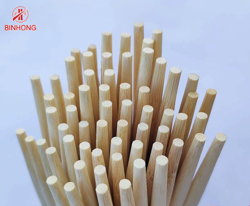 Hashis de cozimento de bambu descartáveis dos gêmeos 23cm
