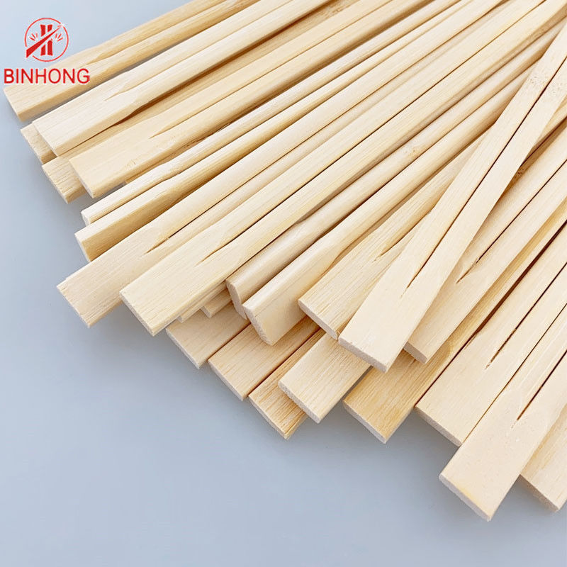 Hashis de cozimento de bambu descartáveis dos gêmeos 23cm