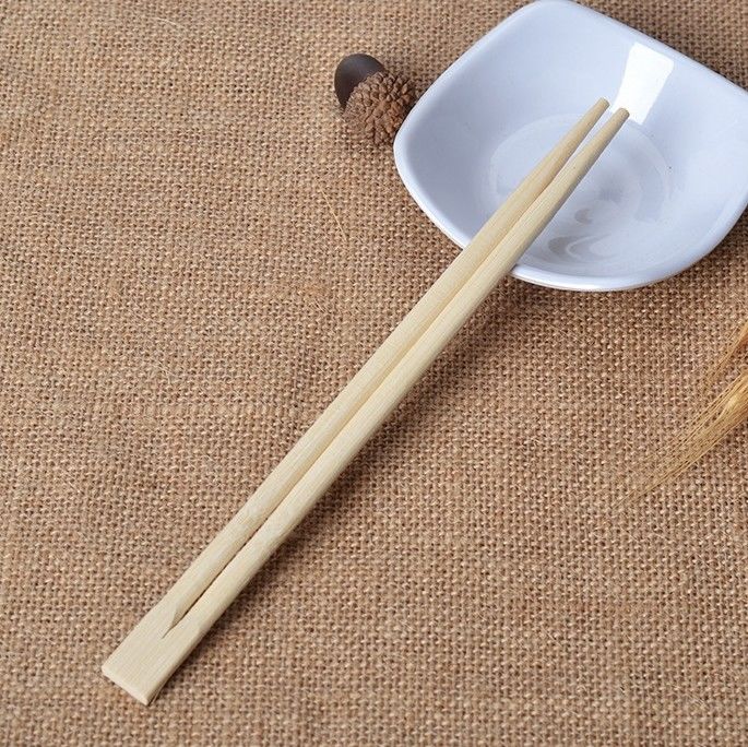Hashis de cozimento de bambu descartáveis dos gêmeos 23cm