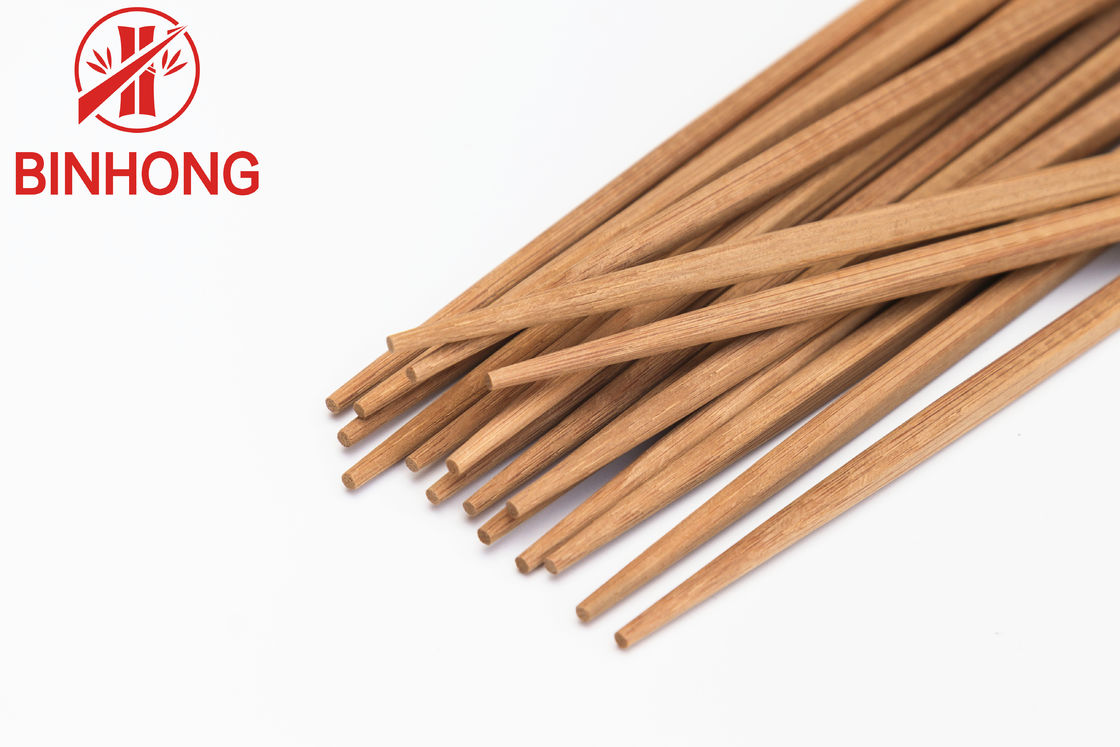Hashis de bambu descartáveis quadrados carbonizados de 24cm