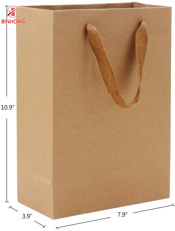 Malote ereto de papel colado de 30cm com punhos torcidos